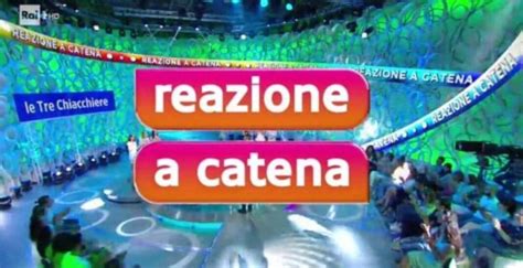 Reazione A Catena Quando Inizia Conduttore E Streaming