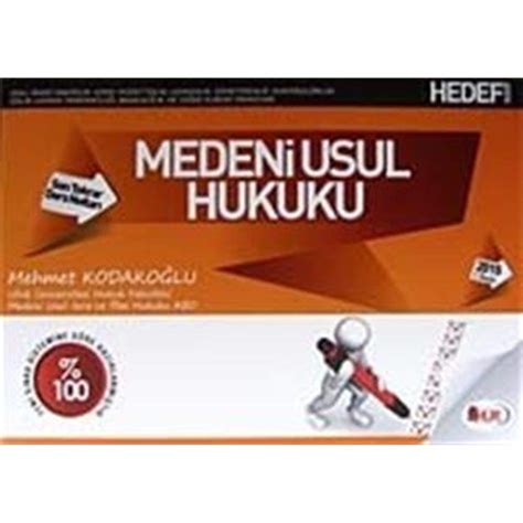 Amazon Medeni Usul Hukuku Son Tekrar Ders Notlari