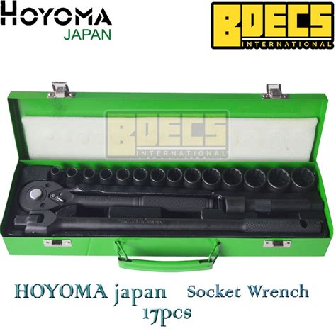 Hoyoma Japan Socket Wrench Set Heavy Duty 17pcs 1 2 Driver By Bdecs