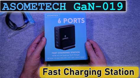 QR4You ASOMETECH GaN 019 160W Desktop Gan Charger With WARP VOOC And