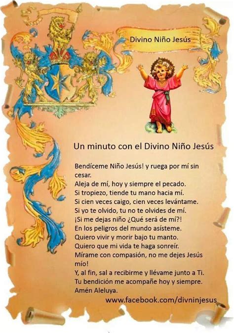 Divino niño Jesus God prayer Faith prayer Night prayer catholic