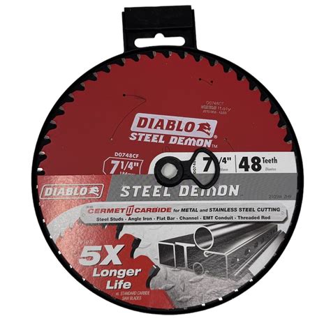 Diablo 7 1 4 Cermet Ii Carbide Steel Demon Metal Cutting Saw Blade 48