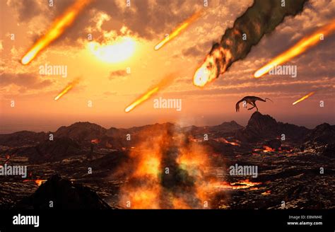 Dinosaur extinction asteroid hi-res stock photography and images - Alamy