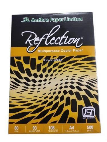 Gsm A Reflection Copier Paper At Rs Ream Copy Paper In