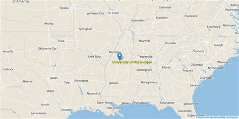 Ole Miss Campus Map