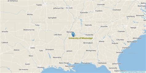 Ole Miss Campus Map