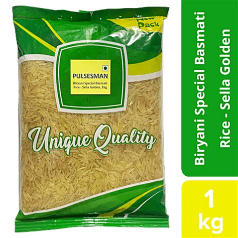 Buy Pulsesman Biryani Special Basmati Rice Sella Golden Online At