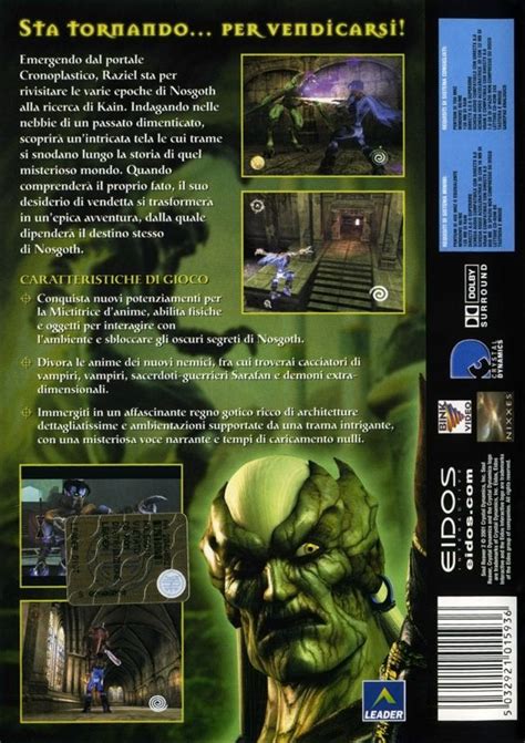 Legacy Of Kain Soul Reaver Cover Or Packaging Material Mobygames