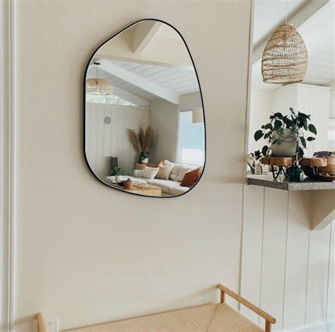 Irregular Mirror Home Decor, Asymmetrical Wall Decor, Aesthetic Mirror ...