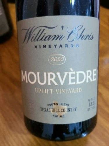 William Chris Vineyards Uplift Vineyard Mourv Dre Vivino Us