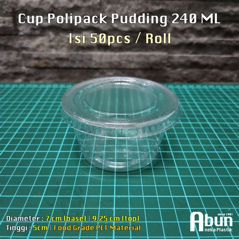 Jual Cup Pudding Ml Polipak Puyo Lid Jakarta Selatan Abun