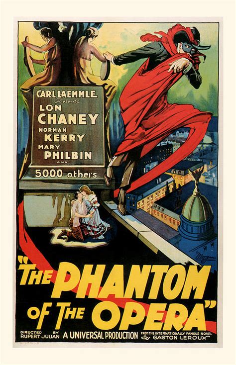 1925 The Phantom of the Opera Vintage Movie Poster Mixed Media by ...