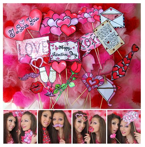 Our first set of Valentine’s Day Photo Booth Props are ready… so much ...