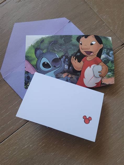 Enveloppes Lilo Et Stitchpapeterie Disneyenveloppes Etsy