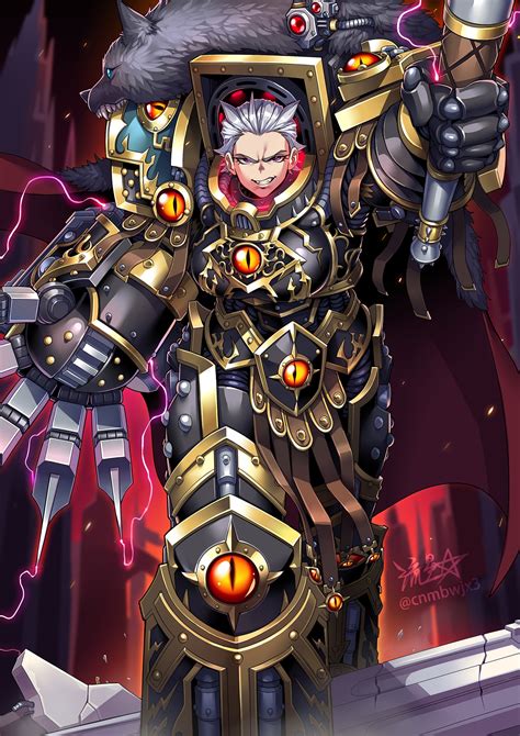 Horus Lupercal Warhammer 40k Drawn By Ryuusei Mark Ii Danbooru