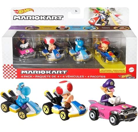 Carritos Hot Wheels Pack De Mario Kart Original Para Niños MercadoLibre