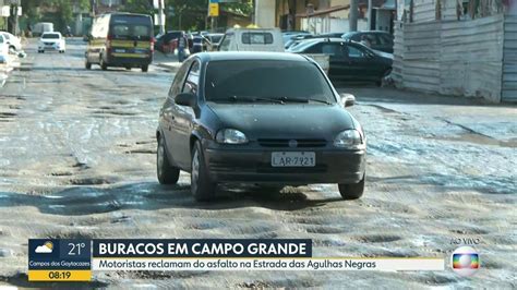 Motoristas Reclamam De Rua Cheia De Buracos Em Campo Grande Bom Dia