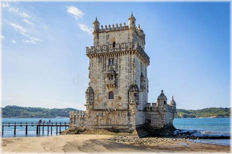 Belem Tower An Ancient Fortress In Lisbon Portugal Stock Image