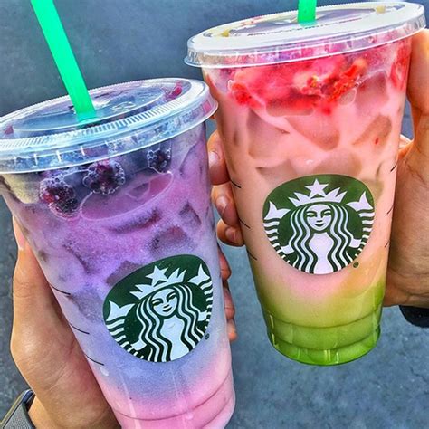 Starbucks Secret Menu How Many Drinks Have You Tried Rainbow Drinks Starbucks Secret Menu