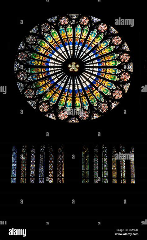 Rose Window Of The Strasbourg Cathedral Hi Res Stock Photography And