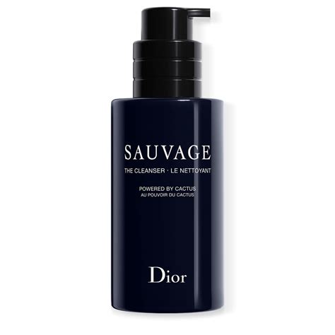 Dior Sauvage Le Nettoyant Nettoyant Visage Charbon Noir Et Cactus