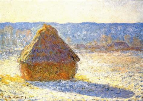 Sold Price: CLAUDE MONET - HAYSTACK IN WINTER 1891 - June 6, 0119 12:00 ...