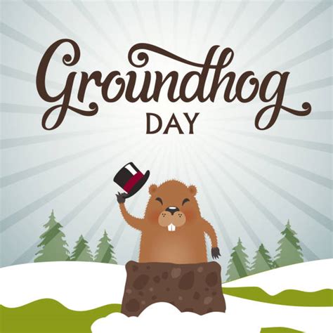 Groundhog Day 2024 Clip Art Download - Mona Sylvia