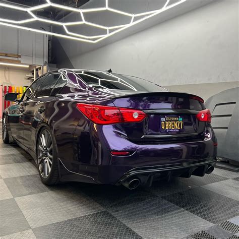 Best Ravoony Gloss Midnight Purple Car Vinyl Wrap Midnight Purple