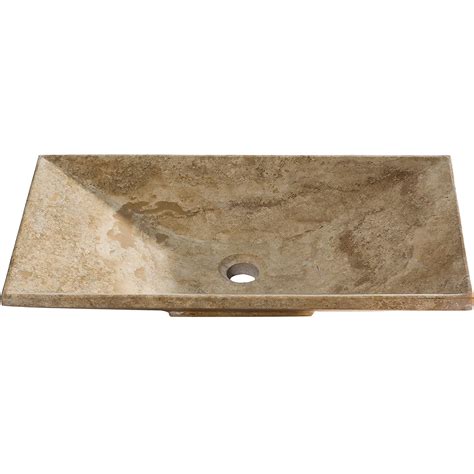 Travertine Bathroom Sink Rispa