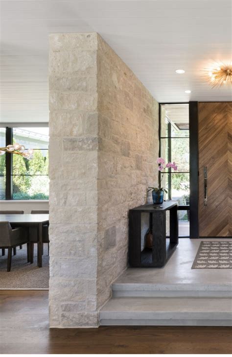 Modern Entryway With Stone Steps