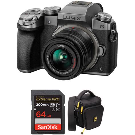 Panasonic Lumix G7 Mirrorless Camera with 14-42mm Lens and