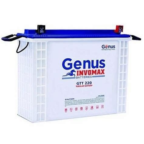 Genus GTT220 Invomax Tubular Battery 200 Ah At Rs 17500 Piece In