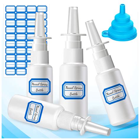 Nasal Spray Bottle Quality Refillable Empty Nose Spray Bottles With