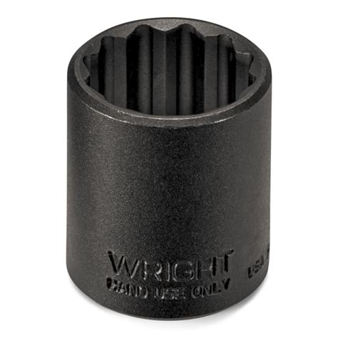 Wright Tool Drive Black Finish Standard Socket Point Sae