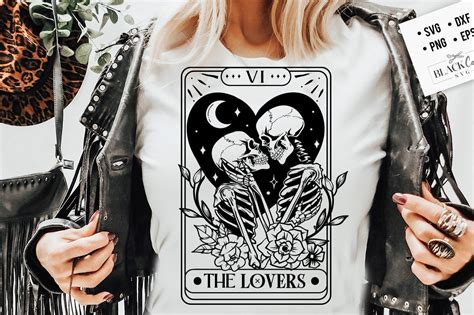 The Lovers Tarot Card SVG The Lovers Svg The Lovers SVG Etsy UK