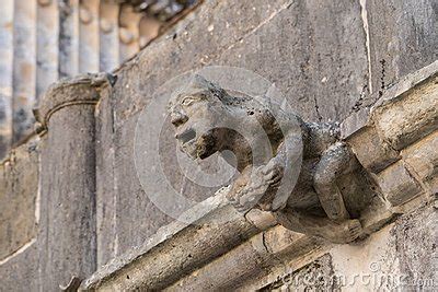 Chimera As A Detail Of The Templar Convent Of Christ Convento D Stock