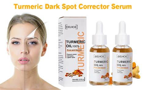 2pcs Turmeric Dark Spot Corrector Serum Turmeric Repair Face Serum