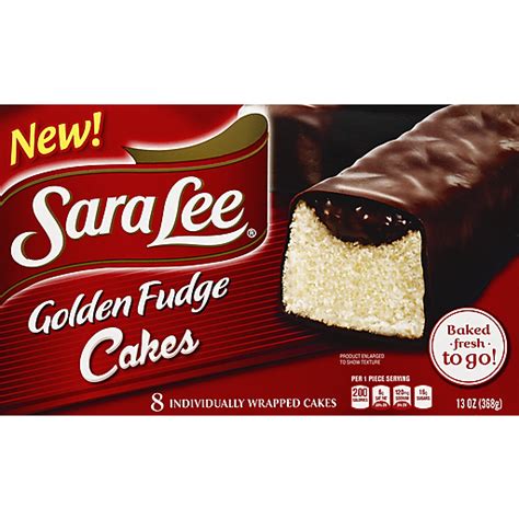 Sara Lee Cakes Golden Fudge 8 Ea Shop Dagostino