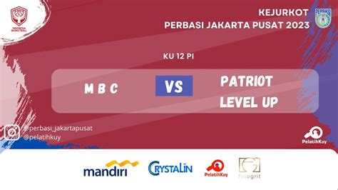 Mbc Vs Patriot Level Up Ku Pi Kejurkot Perbasi Jakarta Pusat