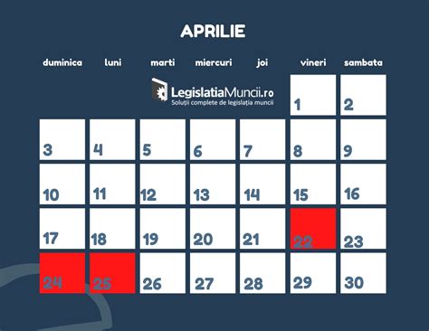 Calendar Zile Libere Legale 2022 Cate Sarbatori Legale Avem