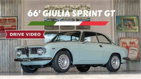 Bring A Trailer Alfa Romeo Giulia Sprint Gt Drive Video Walk