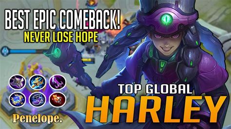 Epic Comeback Harley Best Build Gameplay By Top Global Harley