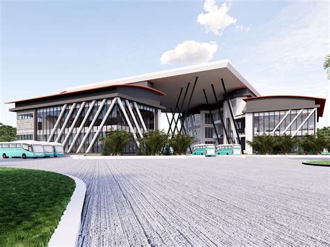 Proposed Inter City Bus Terminal En Behance Bus Terminal Concept