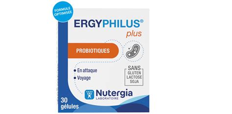 Ergyphilus Plus Probiotiques Par Nutergia