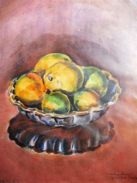 Coupe De Fruits Abel Roy Peinture Coupe De Fruit