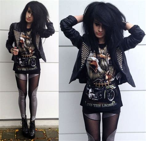 Trashy Rockstar Fashion Google Search Rocker Girl Outfits Style