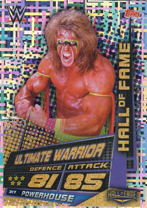 Buy SLAM ATTAX UNIVERSE ULTIMATE WARRIOR WWE HALL OF FAME TRADING