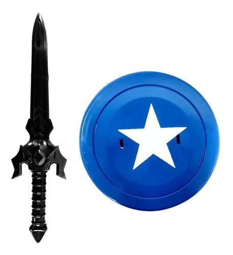 Kit de espada azul con escudo para niños American Toy Master MercadoLibre