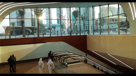 Metro To City Center Walk Through Qatar Rail Doha Metro Youtube