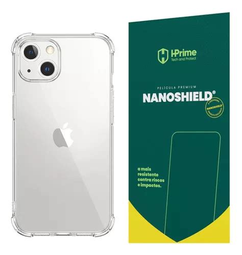 Kit De Funda Antishock Normal Para Iphone Pel Cula Transparente